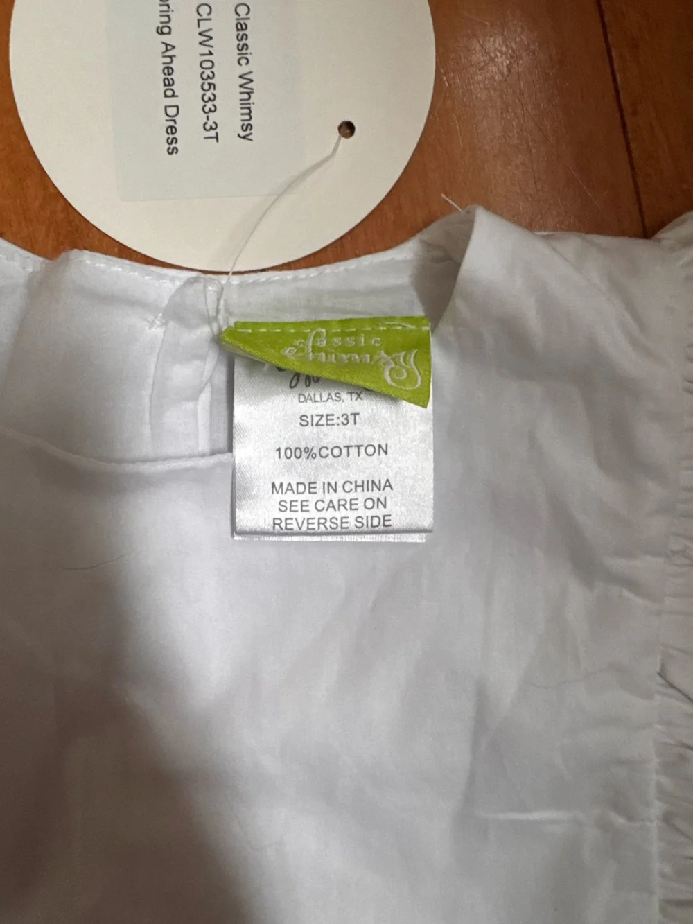 Angel sleeve dress toddler